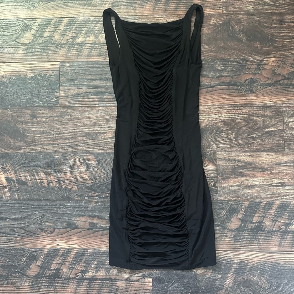 Bebe | black midi dress